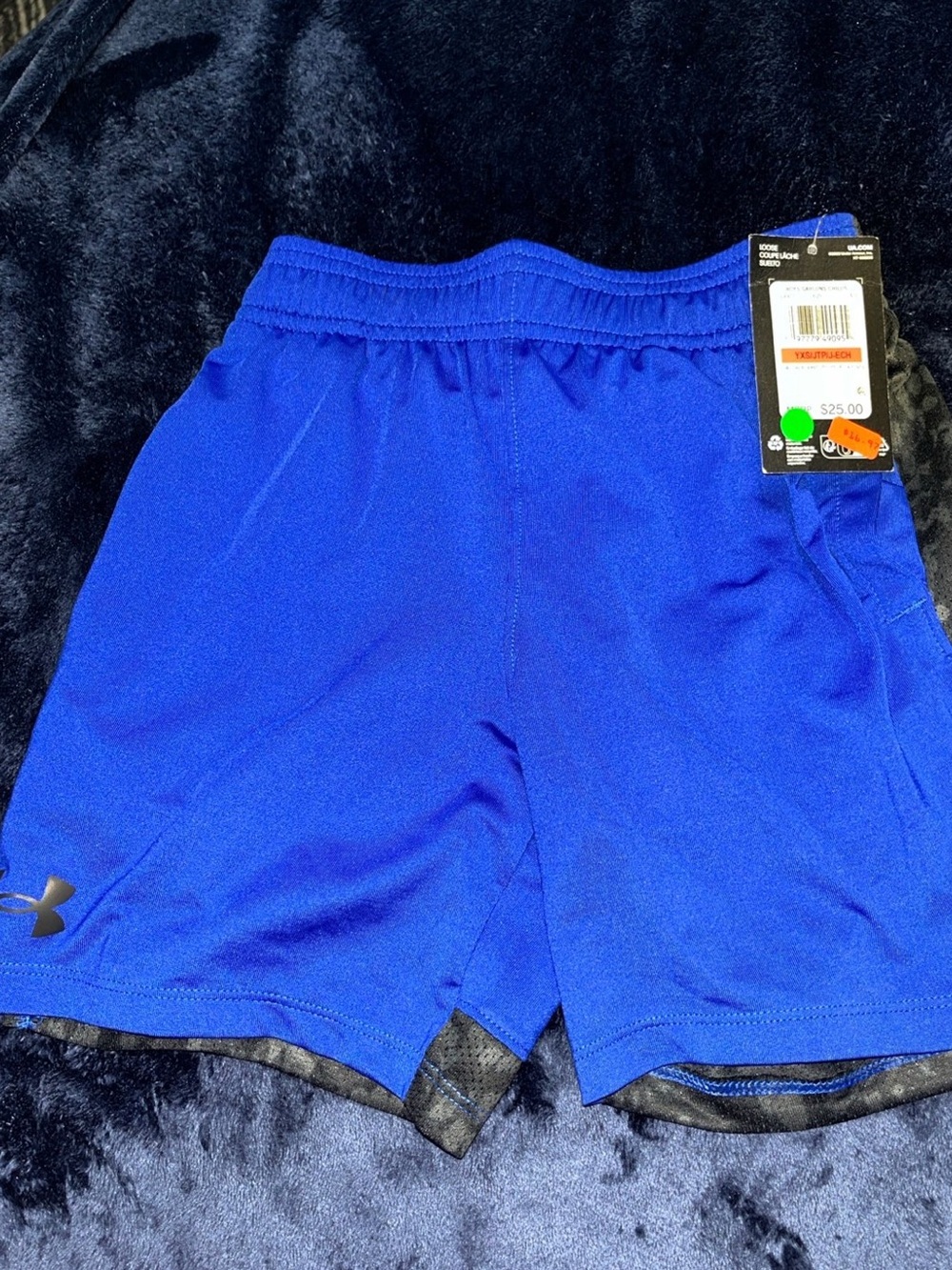 Under Armour Boy’s  Royal Blue Athletic Shorts